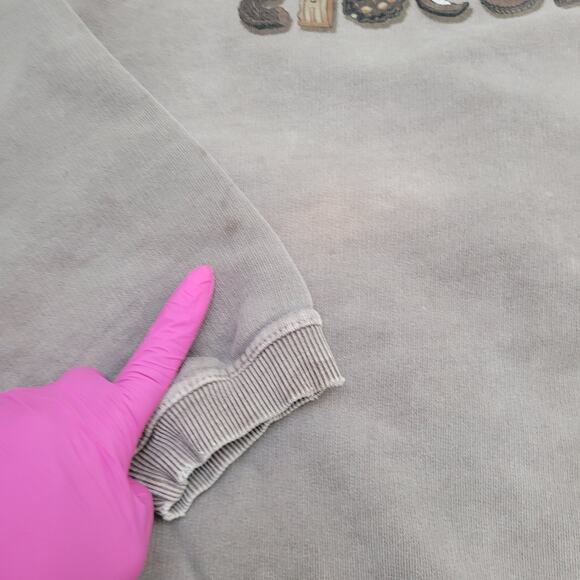 Vintage Crazyshirts Chocolate Sweatshirt Womens Large 25x23 Grayish Brown - Picture 5 of 16